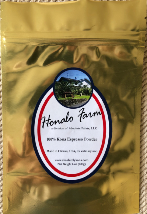 100% Kona Espresso Powder 6-oz Bag